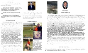 August NL Pastor's Pg & Spotlight 2014