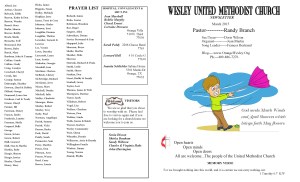 Mar. .NL Front Pg & Prayer List 2015