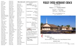 Nov. .NL Front Pg & Prayer List 2014
