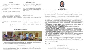 Sept._ Pastor's Pg & Spotlight 2013