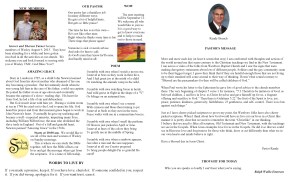 Sept. NL Pastor's Pg & Spotlight 2015