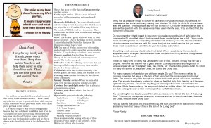 September NL Pastor's Pg & Spotlight 2014