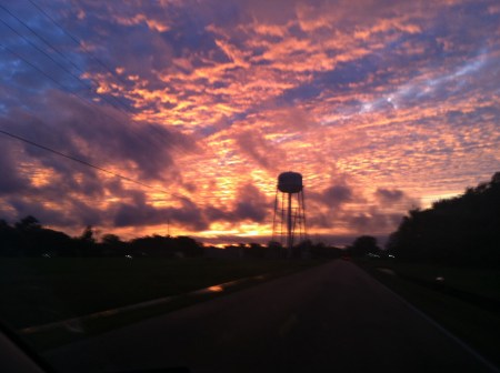 Halloween Rainy Day Sunset